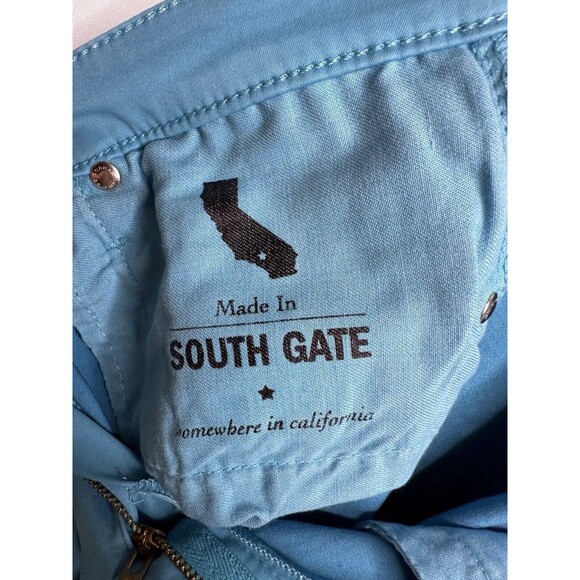 AG Adriano Goldschmied The Prima Crop Mid Rise Cigarette Crop Blue Pants size 31 - Picture 7 of 8